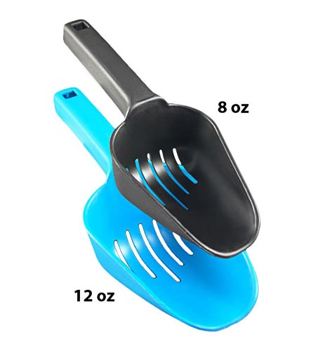 Slotted Polypropylene Ice Scoop - CASE OF 12