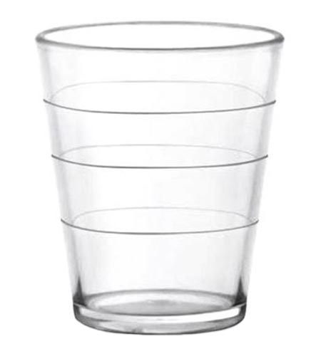  2OZ THICK CLEAR PLASTIC SHOT GLASS