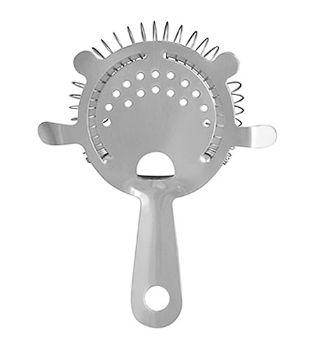 Cocktail Strainer - 4 Prong Stainless Steel - CASE OF 12