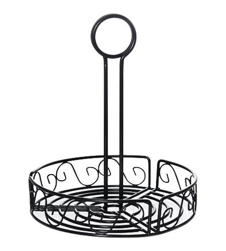 Rounded Condiment Caddy/Rack - Size Options - CASE OF 24