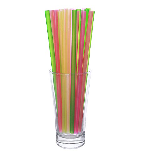 BarConic 8 inch Straws - Neon - CASE OF 30 / 250 PACKS