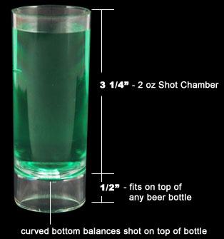 Shotcaps: The World's First & Finest Shot Glass Bottle Caps