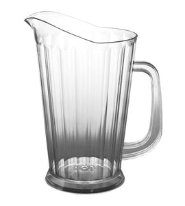 BarConic SAN Plastic Clear Pitcher 60 oz - CASE OF 12