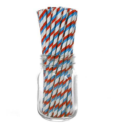 BarConic Paper Straws - USA - CASE OF 20 / 100 PACKS