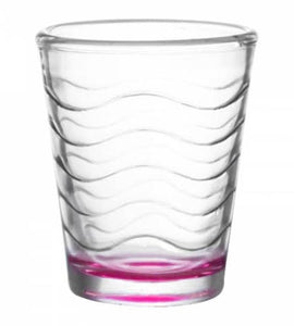 BarConic 1.75oz Pink Wave Shot Glass - CASE OF 72