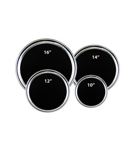 SS Service Tray with Vinyl Coating - CASE OF 24