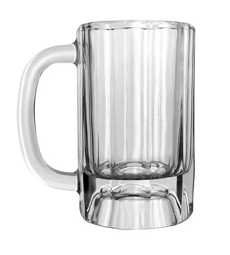 BarConic Mason Jar Mug Glass - 20 Ounce - Case of 12 Mason Jar Mug - Case of 12