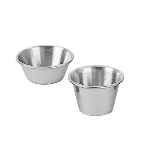 Generic 20 Pack Dipping Cups with Lid 2.5 Oz Stainless Steel Dipping Sauce  Cups Condiment Containers with Lid Freezer Cups