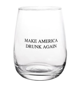 Make America Drunk Again Stemless Wine Glass - 17 oz - CASE OF 24