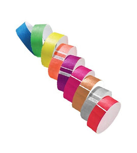 Solid Color Numbered Wristbands - CASE OF 25000