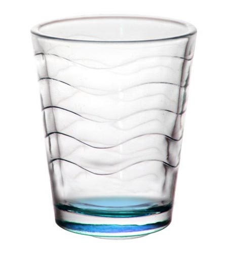 BarConic Shot Glass Waves Blue 1.75 oz - CASE OF 72