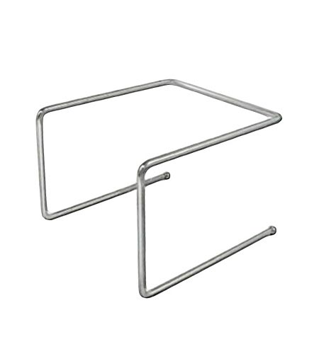 Chrome plated steel rod Pizza Tray Stand 9in W x 8in L x 7in H - CASE OF 24