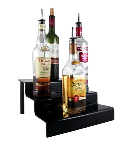 Acrylic Liquor Bottle Shelves - CASE OF 6