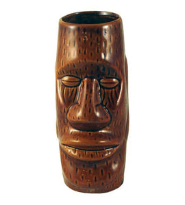 BarConic 14 oz. Brown Easter Islander Tiki Mug - CASE OF 24