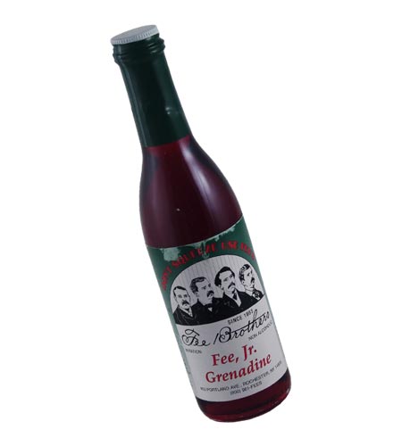 Cordial Syrup - Fee Brothers Jr. Grenadine 4/5 Pint - CASE OF 12