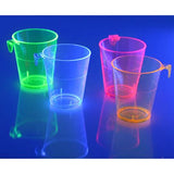 2OZ ASSORTED PLASTIC SHOT GLASS WITH HOOK