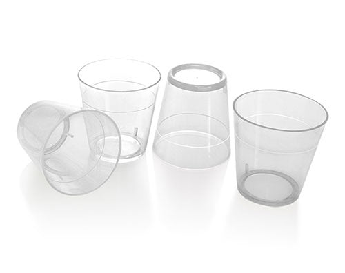 BarConic® 2oz Clear Plastic Shot Glass with Hook — Bar Products