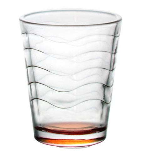 BarConic Shot Glass Orange Wave 1.75 oz - CASE OF 72