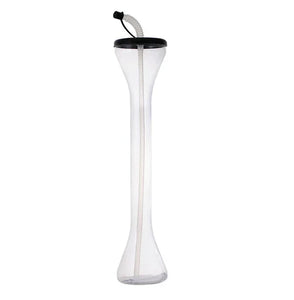 24 oz water glasses BarConic® Party Yard Cup - Clear with Lid & Straw - 24 oz