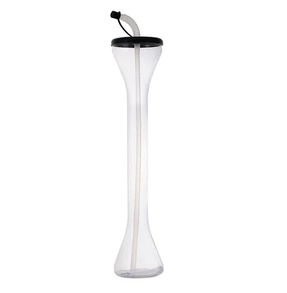 BarConic® Party Yard Cup - Clear with Lid & Straw - 24 oz
