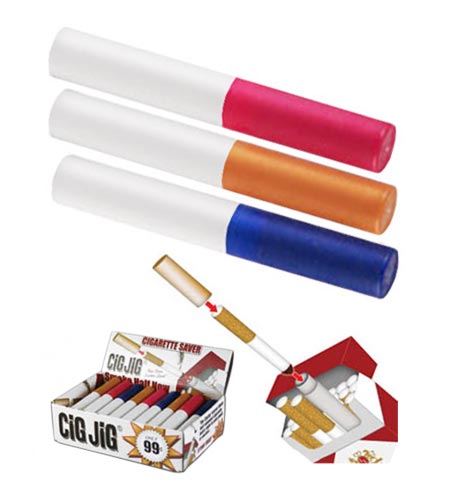 CiGJiG® Cigarette Saver - Tan Caps - CASE OF 12 / 30 PACKS
