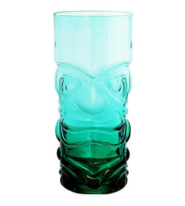 BarConic Tiki Glass - Teal - 15 oz - CASE OF 24