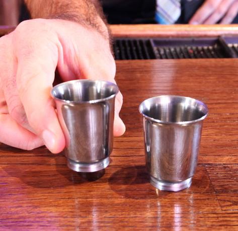 Ruisita 12-Pack Stainless Steel Shot Cups - 2.3 Ounce (70ml) Mini Drinking Tumblers